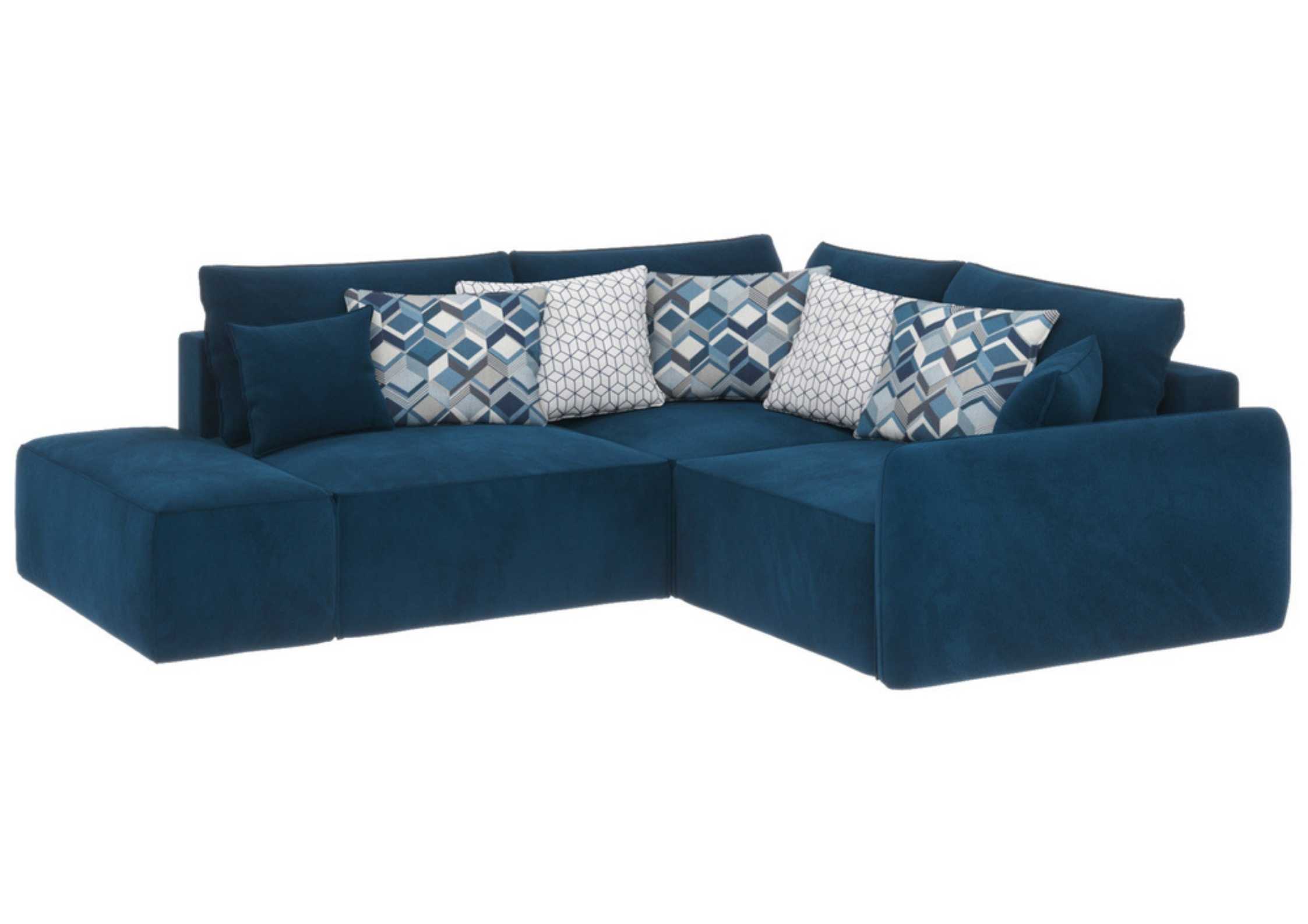 Granatowy narożnik modułowy